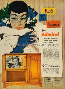 321K18 Ch= 21L1; Admiral brand (ID = 1828780) Television