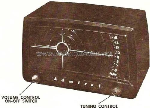 5S22AN Ch= 5C3; Admiral brand (ID = 479043) Radio