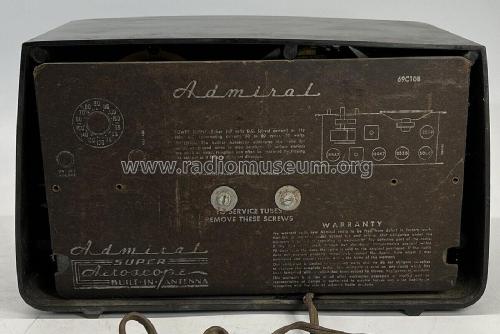 5X11 N; Admiral brand (ID = 2855355) Radio