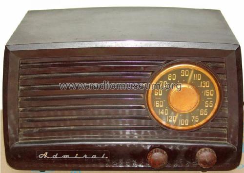 5X12 UL Ch= 5X1; Admiral brand (ID = 756530) Radio