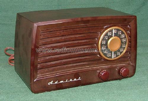 5X12-N ; Admiral brand (ID = 1680257) Radio