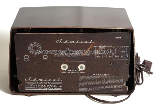 5X12-N ; Admiral brand (ID = 2510576) Radio