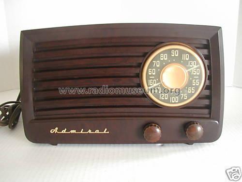 5X12-N ; Admiral brand (ID = 477082) Radio