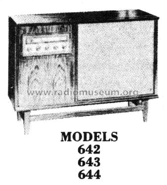 642 Ch= 12B1; Admiral brand (ID = 2271129) Radio