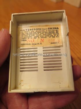 6 Transistor Y2403GPN ; Admiral brand (ID = 2472373) Radio