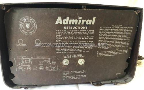 6A22 Ch= 6A2; Admiral brand (ID = 2668265) Radio