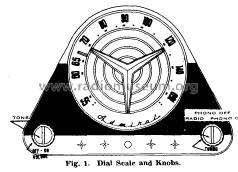 6J22 Ch=6J2; Admiral brand (ID = 193368) Radio