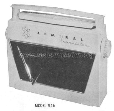 7L16 Ch=7L1; Admiral brand (ID = 2456198) Radio