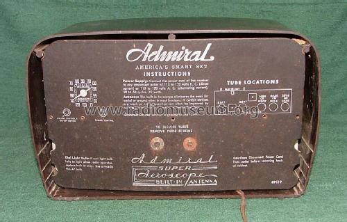 7T10 Ch= 5K1 ; Admiral brand (ID = 1967221) Radio