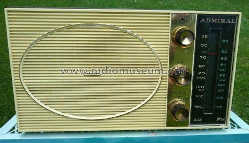 Y3227 Ch= 6P3; Admiral brand (ID = 3155177) Radio