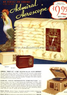 Aeroscope 161-5L ; Admiral brand (ID = 1809865) Radio