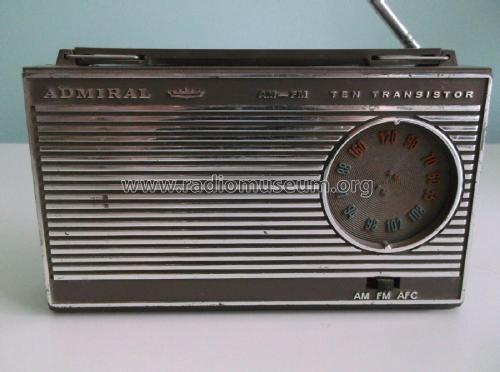 AM-FM Ten Transistor TH347 Japan 703; Admiral brand (ID = 2676223) Radio