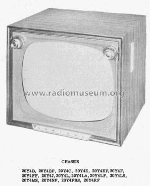 C23B26 Ch= 20Y4EF; Admiral brand (ID = 2204171) Television
