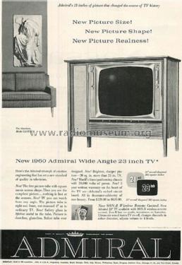 L24M31 Ch= 20G6; Admiral brand (ID = 1167549) Television
