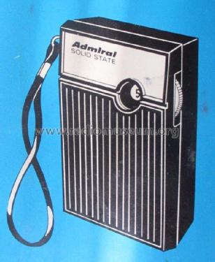 Solid State 6 Transistor PR 79; Admiral brand (ID = 1736131) Radio