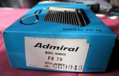 Solid State 6 Transistor PR 79; Admiral brand (ID = 1736133) Radio