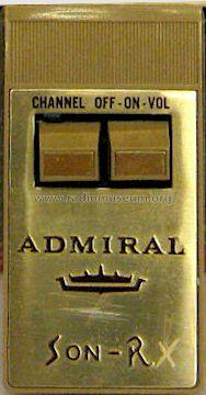 Son-R Remote Control S121G; Admiral brand (ID = 1008715) Altri tipi