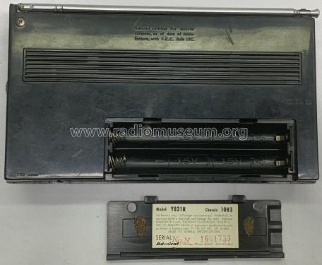 Ten Transistor Y821R Ch= 10H3 ; Admiral brand (ID = 2380204) Radio