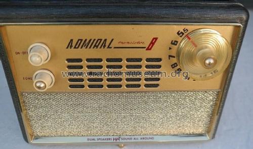 Transistor 8 Dual Speakers Sound All Around 531 ; Admiral brand (ID = 2860079) Radio