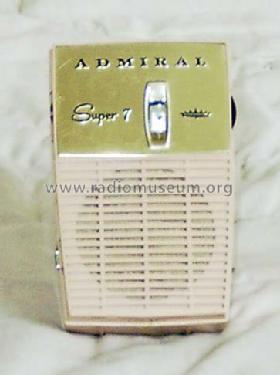 Y2067 Super 7 Ch= 7A2; Admiral brand (ID = 61832) Radio