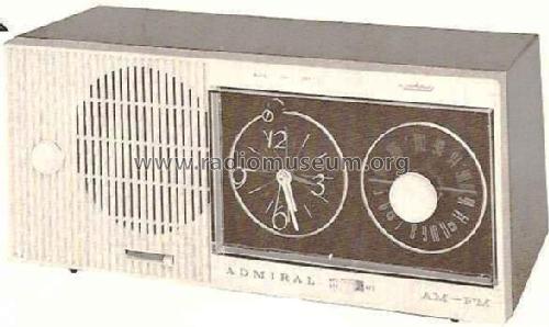 Y3411 'Balladier' Clock Radio Ch= 6W3A; Admiral brand (ID = 480945) Radio