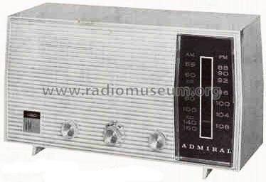 Y3597N Ch= 6A4N; Admiral brand (ID = 480750) Radio