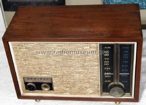 Y3631N Ch= 8X2N; Admiral brand (ID = 1523301) Radio