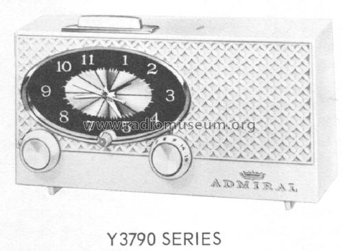 Y3793 Ch= 5D6E; Admiral brand (ID = 1545785) Radio