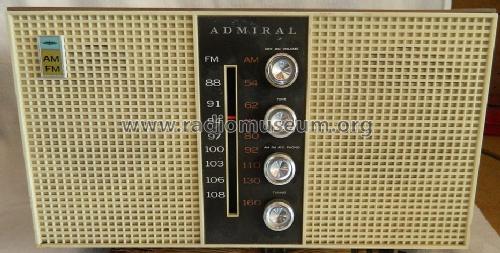 YG527 Ch= 6H4N-2; Admiral brand (ID = 1475610) Radio
