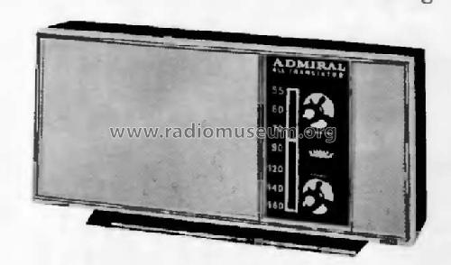 YG837 'Dunbar' Ch= 5V6; Admiral brand (ID = 195804) Radio