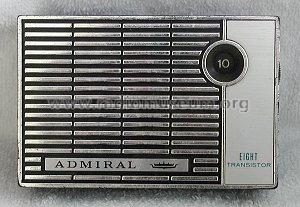 YH371GP Eight Transistor Ch= 8C4; Admiral brand (ID = 258299) Radio