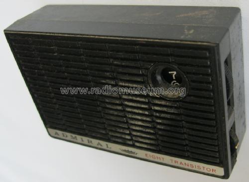 YH371GP Eight Transistor Ch= 8C4; Admiral brand (ID = 1680125) Radio