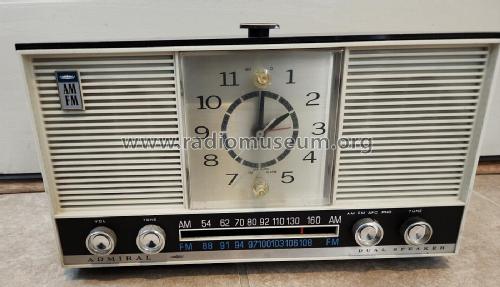 YHC621 'Concerto' Clock Radio Ch= 6M4A; Admiral brand (ID = 2854655) Radio