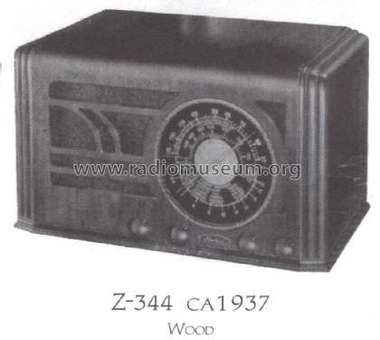 Z-344 Ch= Z3; Admiral brand (ID = 1470169) Radio