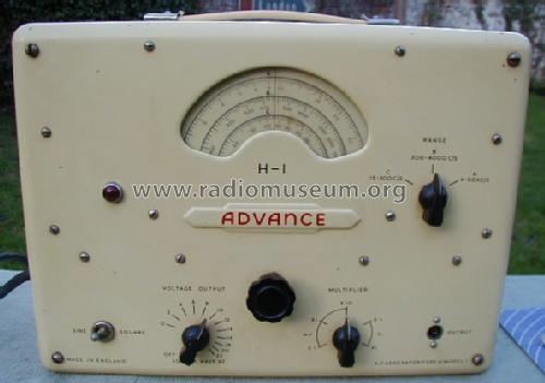 AF-Generator H-I ; Advance Electronics (ID = 567059) Equipment
