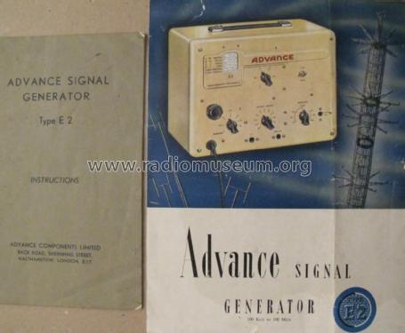 RF Signal Generator E2; Advance Electronics (ID = 1727971) Equipment