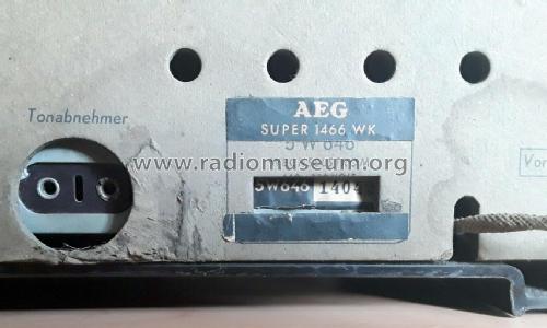1466WK; AEG Radios Allg. (ID = 2739701) Radio