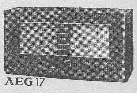 17W ; AEG Radios Allg. (ID = 376995) Radio