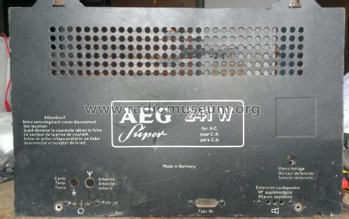 Super 241W; AEG Radios Allg. (ID = 1844635) Radio