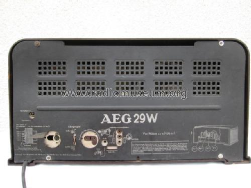 29W; AEG Radios Allg. (ID = 324337) Radio