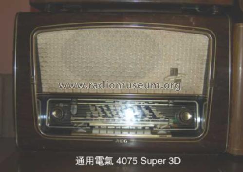 4075WD; AEG Radios Allg. (ID = 803047) Radio