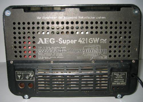 421GW; AEG Radios Allg. (ID = 2245054) Radio