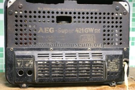 421GW; AEG Radios Allg. (ID = 877376) Radio