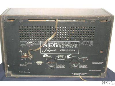 42 WU / K; AEG Radios Allg. (ID = 13636) Radio