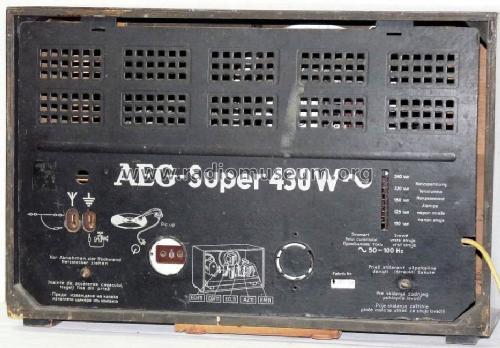 430W; AEG Radios Allg. (ID = 907034) Radio