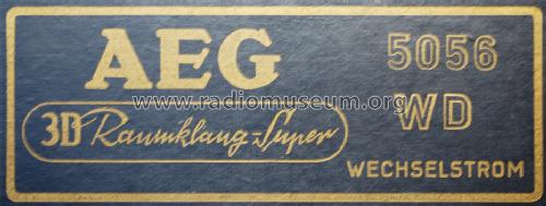 5056WD; AEG Radios Allg. (ID = 1477957) Radio