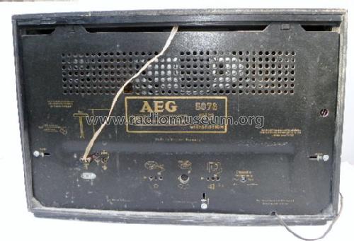 5076WD; AEG Radios Allg. (ID = 995583) Radio