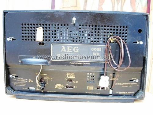 6068WD; AEG Radios Allg. (ID = 228087) Radio