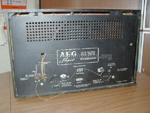 62WU; AEG Radios Allg. (ID = 11403) Radio