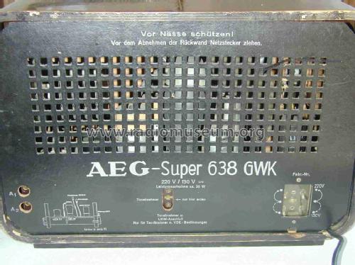 638GWK; AEG Radios Allg. (ID = 251479) Radio